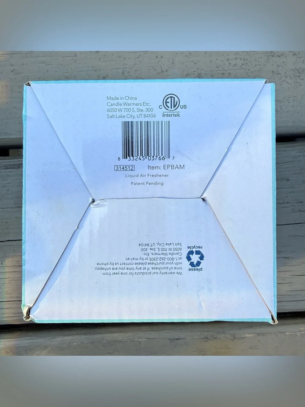 NIB Airomé Bamboo Pluggable Essential Oil Diffuser